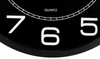 unilux Wanduhr Mega schwarz Kunststoff, Ø 57,5 cm