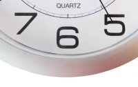 unilux Wanduhr Attraction weiß grau Kunststoff,...
