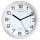 unilux Wanduhr Attraction weiß grau Kunststoff, Ø 22,0 cm  ( 400094404 )