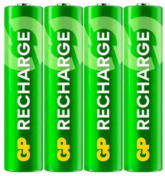 GP Akkus Recharge Ni-MH Micro AAA 800 mAh, 4 St.