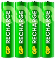 GP Akkus Recharge Ni-MH Micro AAA 800 mAh, 4 St.