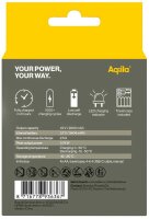 Aqiila® USB-Akkus mit Ladekabel USB-C Li-Ion Mignon AA 2.000 mAh, 4 St.