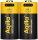 Aqiila® USB-Akkus mit Ladekabel USB-C Li-Ion CR123A 750 mAh, 2 St.
