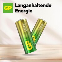 GP Batterien Ultra Long Lasting Power Alkaline Mignon AA 12 V, 4 St.