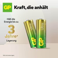 GP Batterien Ultra Long Lasting Power Alkaline Mignon AA 12 V, 4 St.