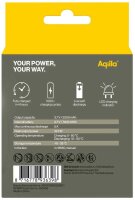 Aqiila® USB-Akku mit Ladekabel USB-C Li-Ion 18650 2.000 mAh, 1 St.