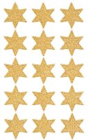 AVERY Zweckform Aufkleber Stern, gold, 30 Etiketten