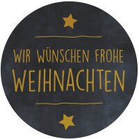 AVERY Zweckform Aufkleber Frohe Weihnachten, schwarz, 600...