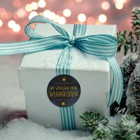 AVERY Zweckform Aufkleber Frohe Weihnachten, schwarz, 600 Etiketten