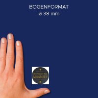 AVERY Zweckform Aufkleber Frohe Weihnachten, schwarz, 600 Etiketten