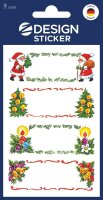 AVERY Zweckform Aufkleber Weihnachtsmotive, 12 Etiketten