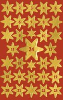 AVERY Zweckform Klebenummern Sterne mit Zahlen 1-24,...