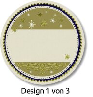 AVERY Zweckform Aufkleber Sterne, 50 Etiketten