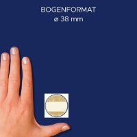 AVERY Zweckform Aufkleber Sterne, 50 Etiketten