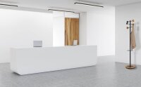 unilux Kleiderständer BORA BAMBOO schwarz Metall 6...