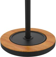 unilux Kleiderständer BORA BAMBOO schwarz Metall 6 Haken 38,0 x 178,0 cm, 1 St.