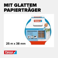 tesa PROFESSIONAL OUTDOOR Kreppband blau 38,0 mm x 25,0 m 1 Rolle