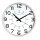 unilux Wanduhr Maxi Pop weiß grau Kunststoff, Ø 37,5 cm