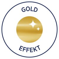 AVERY Zweckform Aufkleber Rahmen, gold, 8 Etiketten