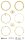AVERY Zweckform Aufkleber Kreise, gold, 8 Etiketten