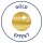 AVERY Zweckform Aufkleber Kreise, gold, 8 Etiketten