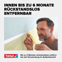 tesa PROFESSIONAL Malerband gelb 25,0 mm x 25,0 m 1 Rolle
