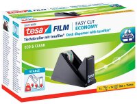 tesa Tischabroller CLEAR RECYCLED schwarz