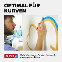 tesa KURVEN Kreppband beige 25,0 mm x 25,0 m 1 Rolle