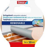 tesa REMOVABLE doppelseitiges Klebeband 50,0 mm x 5,0 m,...