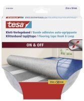 tesa Klettband ON & OFF® weiß, 1 Rolle