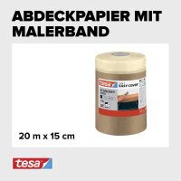 tesa EASY COVER® UNIVERSAL S Abdeckpapier braun 18,0...