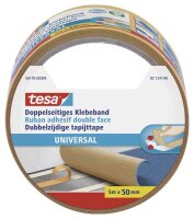 tesa UNIVERSAL doppelseitiges Klebeband 50,0 mm x 5,0 m,...