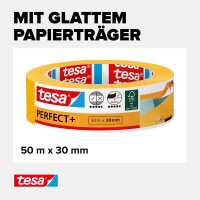 tesa PERFECT+ Kreppband orange 30,0 mm x 50,0 m 1 Rolle