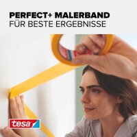 tesa PERFECT+ Kreppband orange 30,0 mm x 50,0 m 1 Rolle