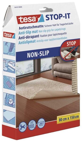 tesa Anti-Rutschmatte STOP-IT NON-SLIP beige 0,8 x 1,5 m