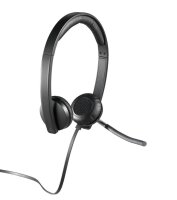 Logitech H650e Stereo USB-Headset schwarz