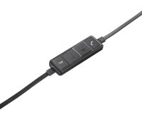 Logitech H650e Stereo USB-Headset schwarz