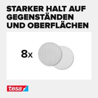 tesa Klettpunkte ON & OFF® UNIVERSAL weiß,...