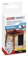 tesa Klettband ON & OFF® UNIVERSAL schwarz, 1 Rolle