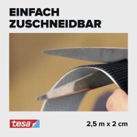 tesa Klettband ON & OFF® schwarz, 1 Rolle