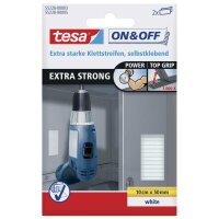 tesa Klettband ON & OFF® EXTRA STRONG weiß,...