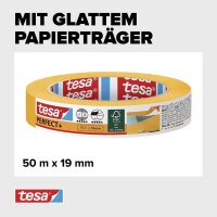 tesa PERFECT+ Kreppband orange 19,0 mm x 50,0 m 1 Rolle