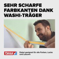 tesa PERFECT+ Kreppband orange 19,0 mm x 50,0 m 1 Rolle