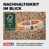 tesa PERFECT+ Kreppband orange 19,0 mm x 50,0 m 1 Rolle