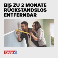tesa PERFECT+ Kreppband orange 19,0 mm x 50,0 m 1 Rolle