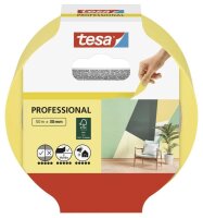 tesa PROFESSIONAL Malerband gelb 30,0 mm x 50,0 m 1 Rolle