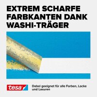 tesa PROFESSIONAL Malerband gelb 30,0 mm x 50,0 m 1 Rolle