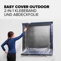 tesa EASY COVER® OUTDOOR L Abdeckfolie transparent 140,0 cm x 20,0 m 1 Rolle