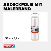 tesa EASY COVER® ECONOMY L Abdeckfolie transparent...