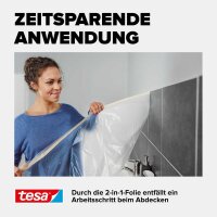 tesa EASY COVER® ECONOMY L Abdeckfolie transparent 140,0 cm x 33,0 m 1 Rolle